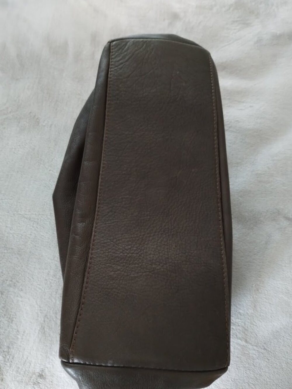 Borse in Pelle Brown Leather Tote Handbag Made in Italy - Picture 4 of 10